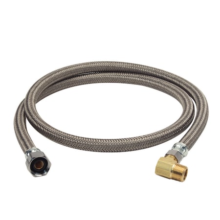 Brasscraft BrassCraft 1/2 in. FIP pc X 3/8 in. D Compression 48 in. Steel Dishwasher Supply Line B8-48DW6 P